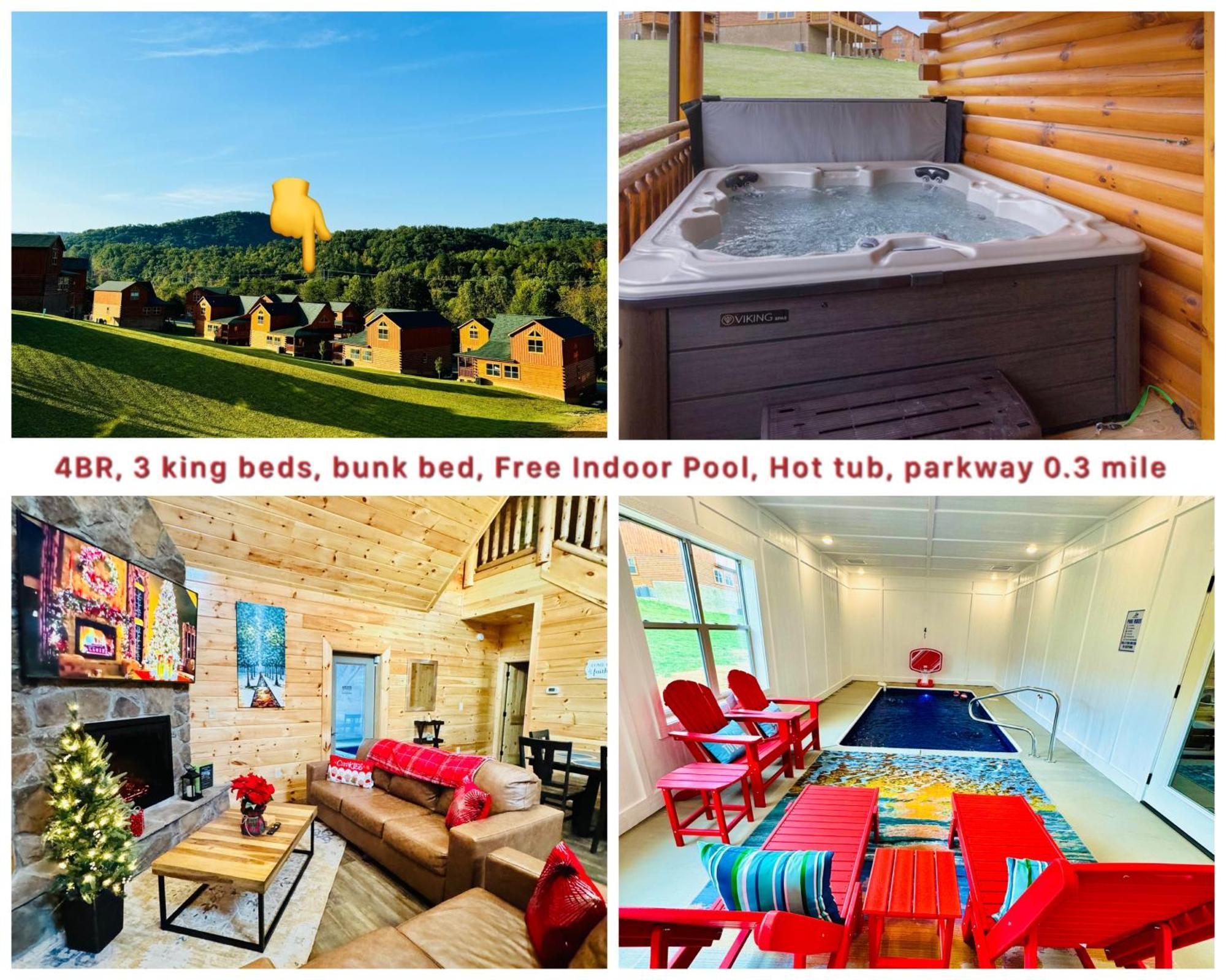 Vila New! Indoor Pool/Ps 5/Hot Tub/Parkway Pigeon Forge Exteriér fotografie